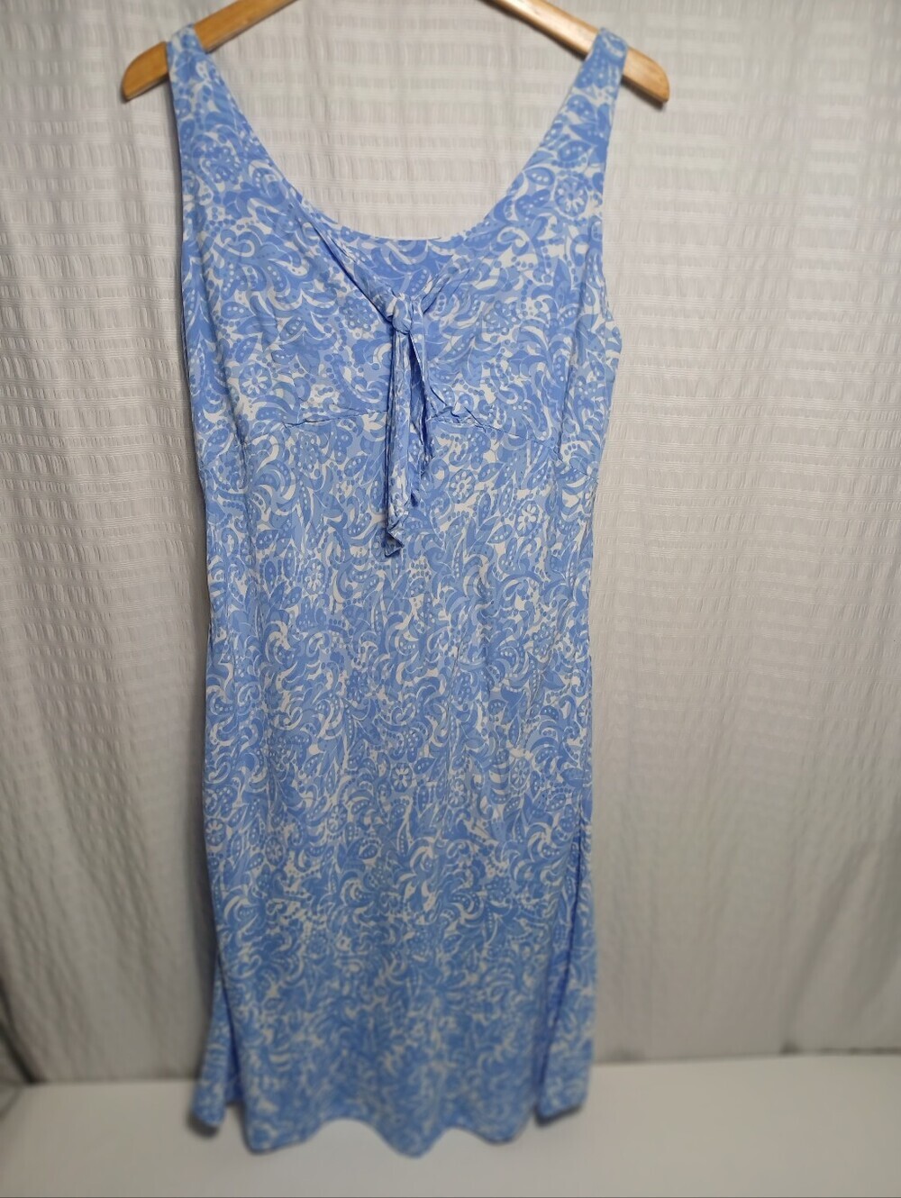 Blue Ginger Hawaiian Rayon Sleeveless Midi Dress. Size M
